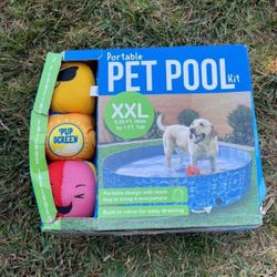 Companion Gear XXL Portable Pet Pool Kit 5.25FT X 1FT
