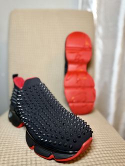 Christian Louboutin Wmns Spike Sock 'Black'