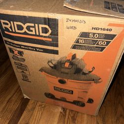 RIDGID 16 Gallon Wet/dry Vac