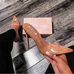 Clear High Heels