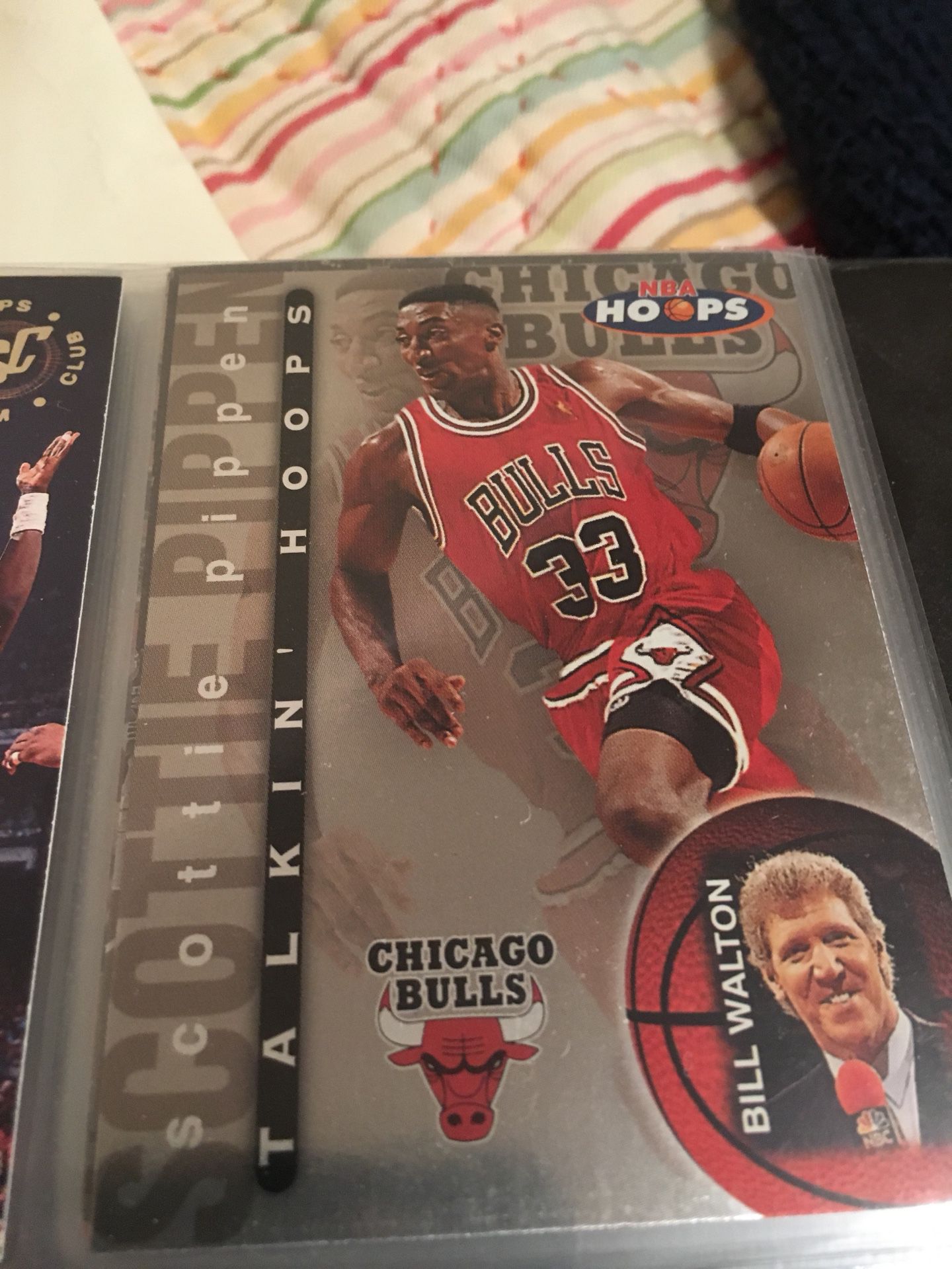 Scottie Pippen Basketball Cards!! Bonus Dennis Rodman Card!!