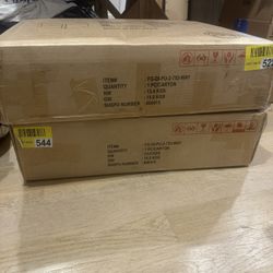 2 Unboxed Gray Nightstands 