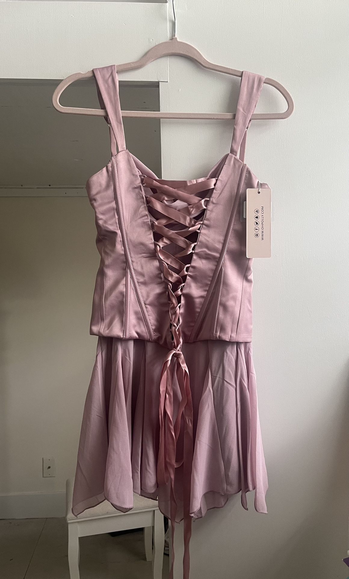 New Pink Corset Dress