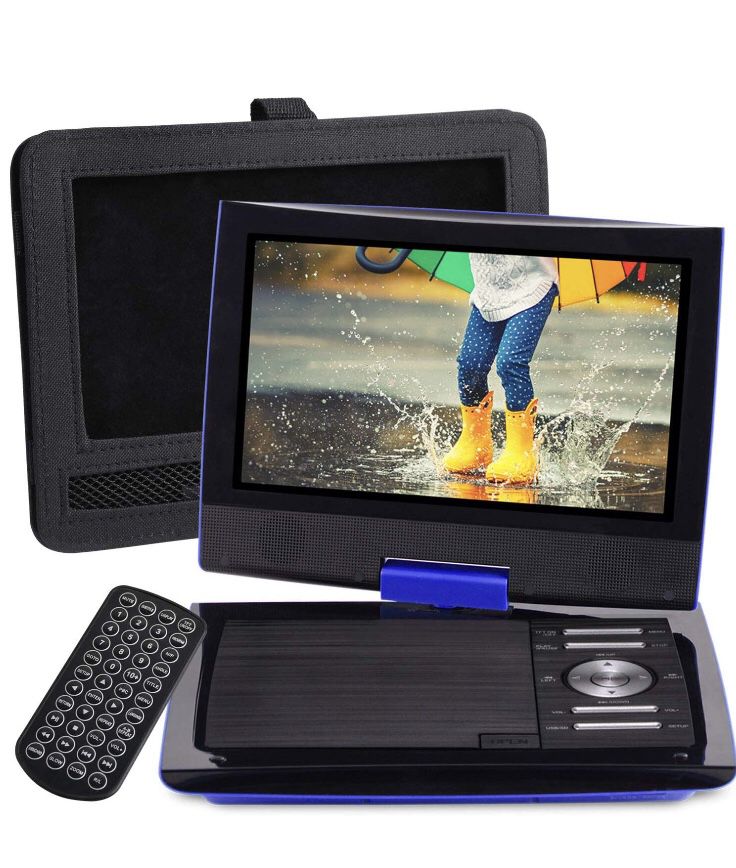 11" Portable DVD Player with 9.5 inch HD Swivel Screen