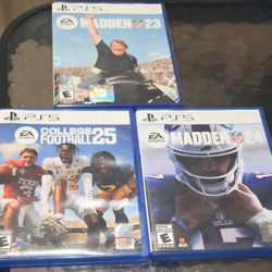 PS5 Football Games – College Football 25, Madden 24, Madden 23