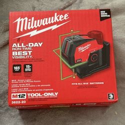Milwaukee 3622-20 M12 Tool only ~ Brand New
