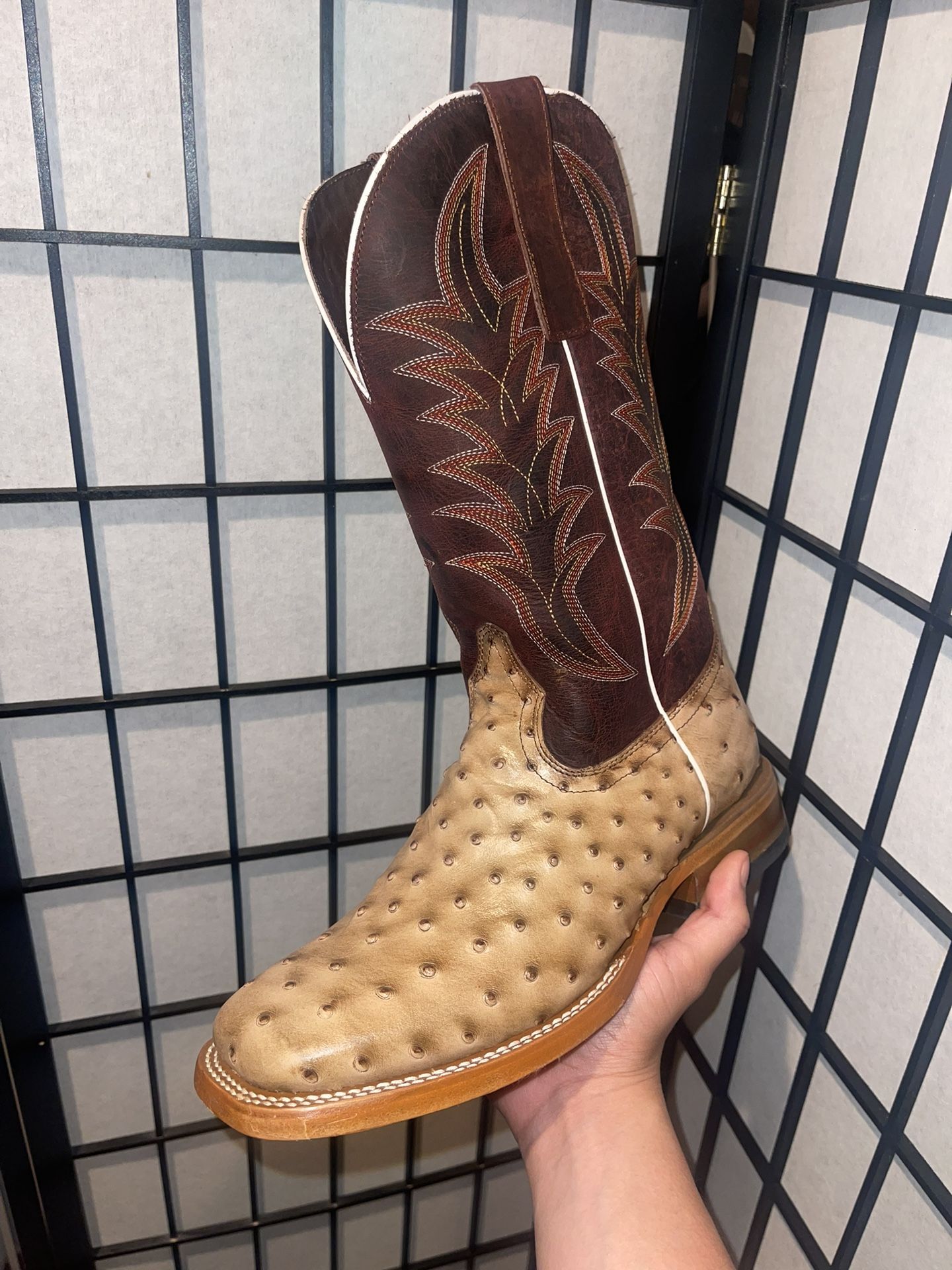 Alfa Boots Ostrich