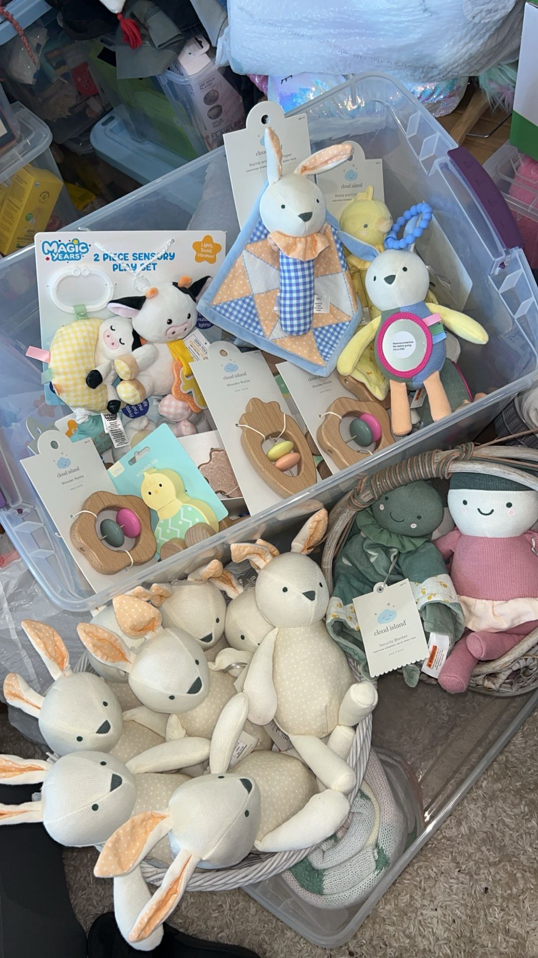 HUGE LOT of New Baby Toys ! $4 Each Large Variety For Both Genders Or Gender Neutral