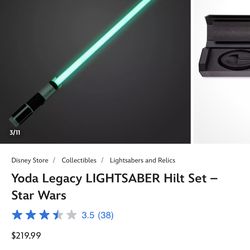 Yoda Legacy Lightsaber Hilt set