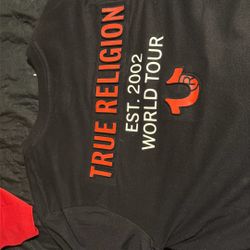 Black And Red True Religion Tee