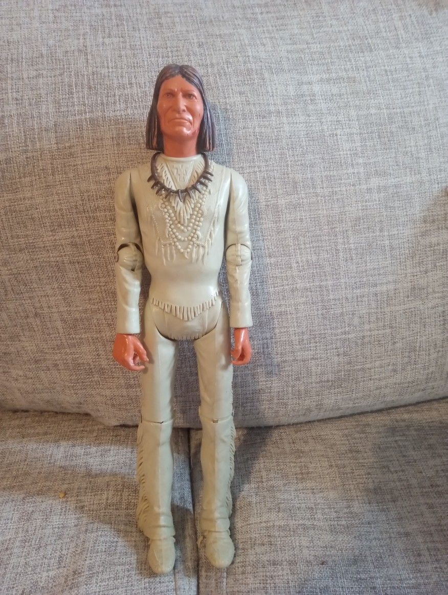 Vintage 1960's Geronimo Johnny West Action Figure By Marx