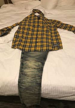 Outfit 2xl shirt and size 42 jeans