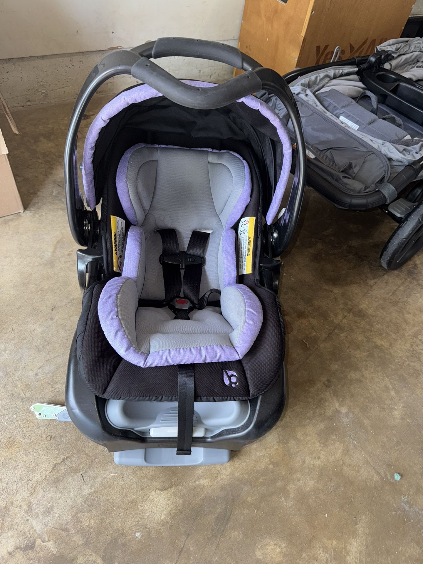 Baby Trend Secure Snap Tech Infant Car Seat, Lavender Ice.
