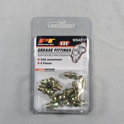 Performance Tool Grease Fittings – 8 Piece SAE Assortment
