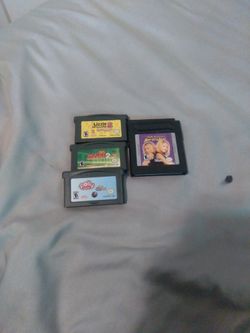 Lot Of Used Gameboy And Gameboy Advanced Games