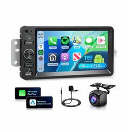 Car Radio Stereo 2003 2004 2005 2006 Chevrolet Silverado Impala Tahoe GMC Sierra Yukon Hummer, Wireless CarPlay Android Auto, 7” Touch Screen