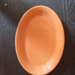 Fiesta ware Large Serving Platter, 13.5" Tangerine Orange