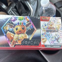 Pokemon Prismatic Evolutions booster bundle !!
