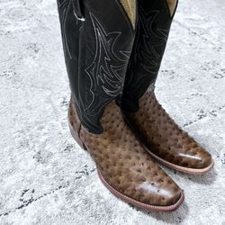 Cowboy Boots Ostrich 