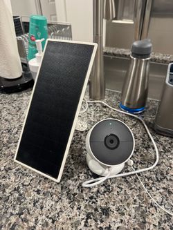Google nest camera with Solar Panel