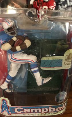 Campbell action figure Houston oilers