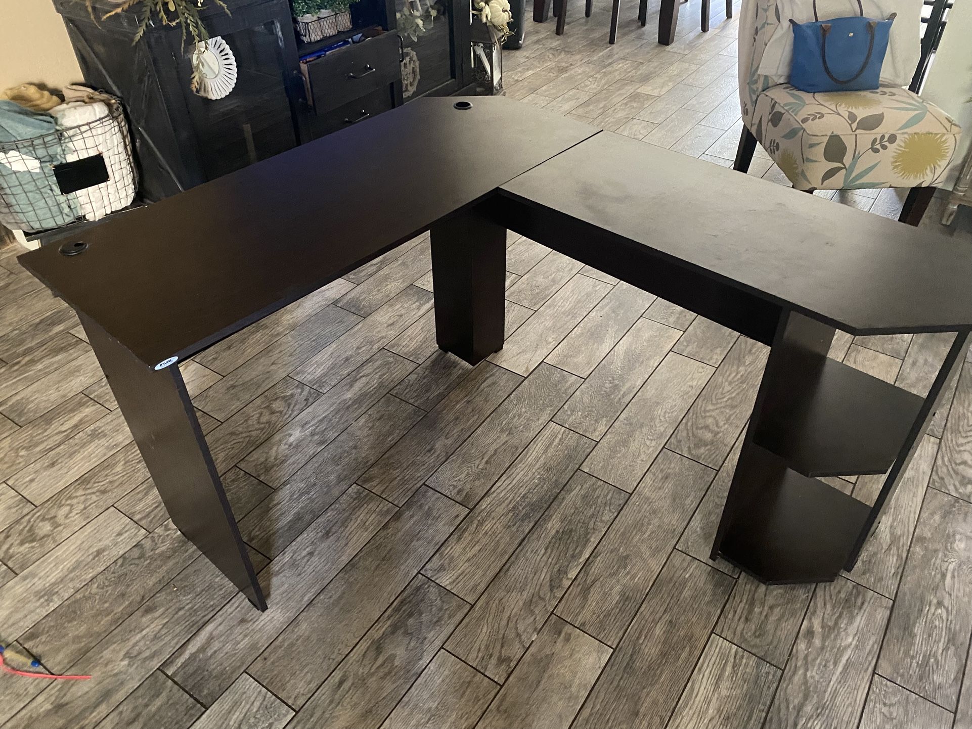 Espresso Computer Desk