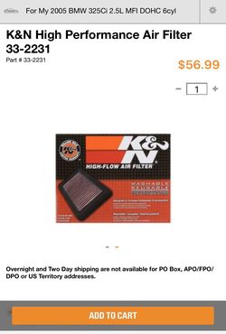 K&N Air Filter