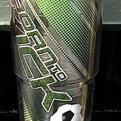 🥤⚽️ Large 24oz Insulated Soccer Cup/Tumbler, Sealed Top for Drinks (new)