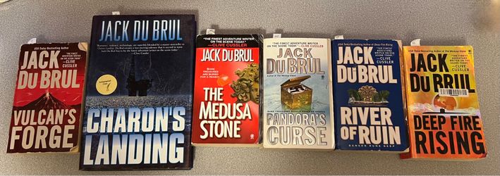 Jack Du Brul Philip Mercer Complete Series Set - Books 1-8 (Full Lot)