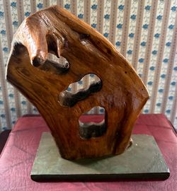 Modern Organic Abstract Root Wood Sculpture