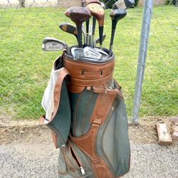 Antique Set Of Golf Clubs 