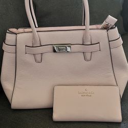 Pink Kate Spade Purse & Wallet