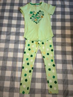 Cat & Jack Girls St. Patrick's Day Outfit Set