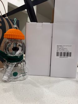 Starbucks x Peanuts Snoopy Glass Cold Cup