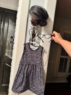 Kids Old Lady Grandma Costume (Ages 5-7)