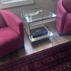 2 Glass Tables