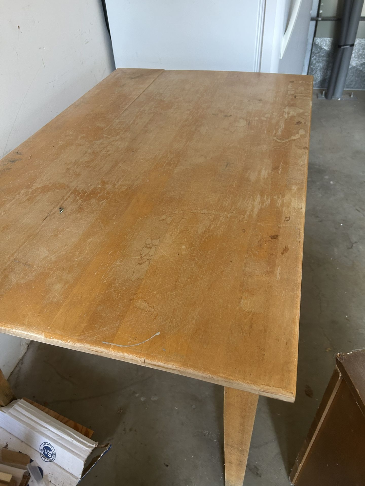 Solid Wood Table, $20