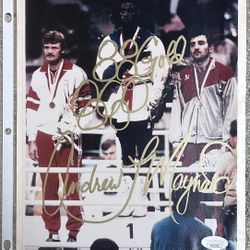 Andrew Maynard Autographed 8x10 Olympic Boxing Photo With COA