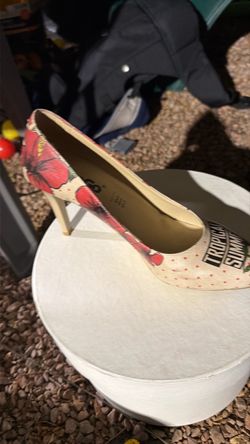 Floral Print Stiletto Heels