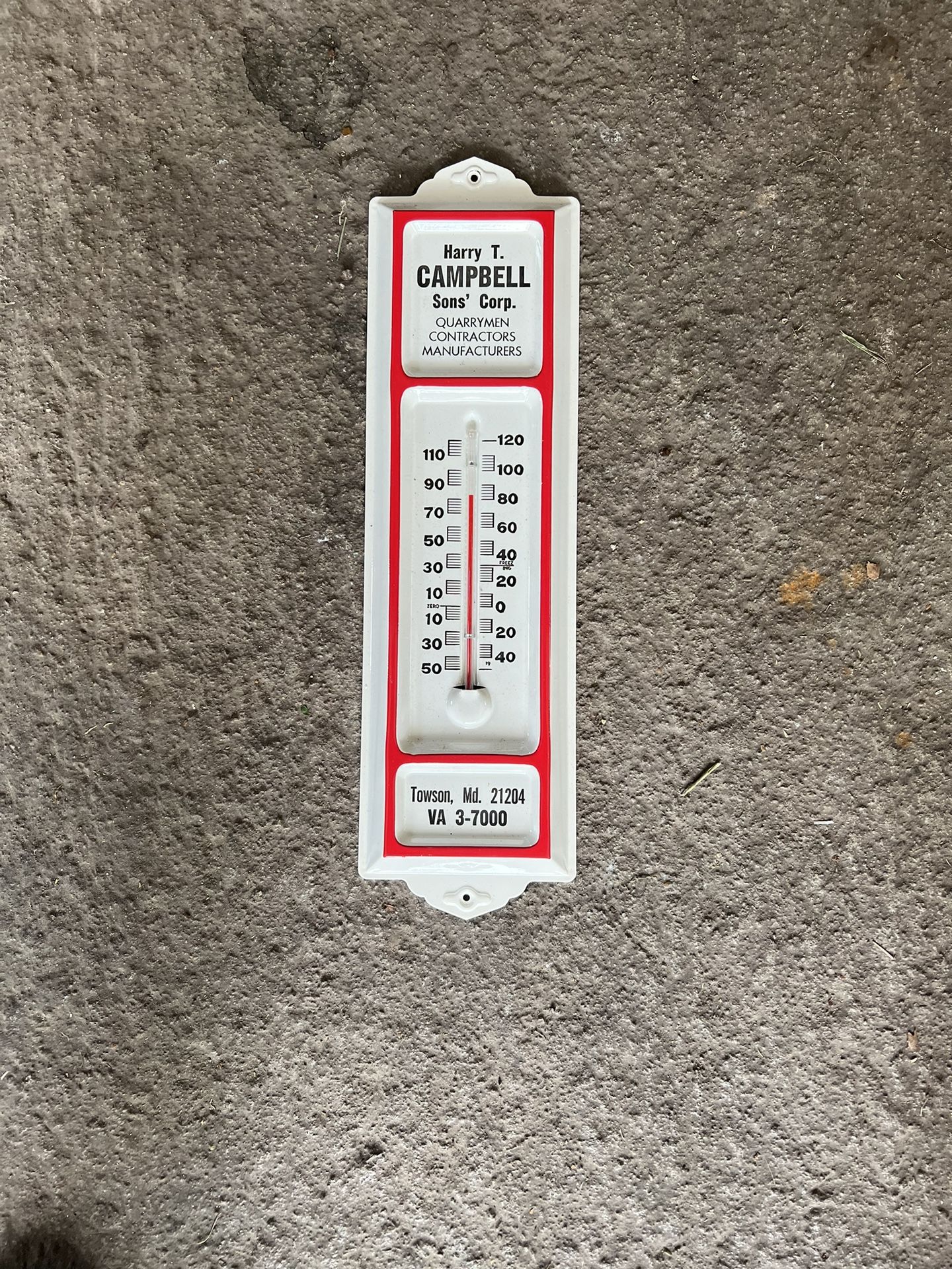 Sign- Advertising Thermometer