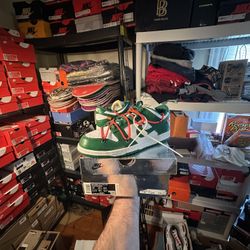 Nike x Off White Dunk Low “Pine Green” Brand New!  Size: 10