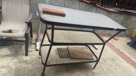 Outdoor Patio Bar Cart