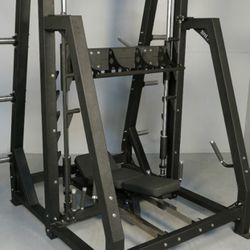 Gym Leg Press With Weights