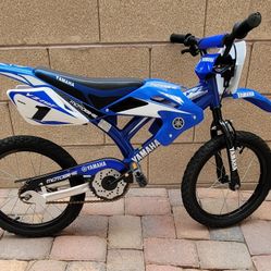 🚴‍♂️Yamaha Moto BMX 16" Boy's Bike, Blue🚴‍♂️