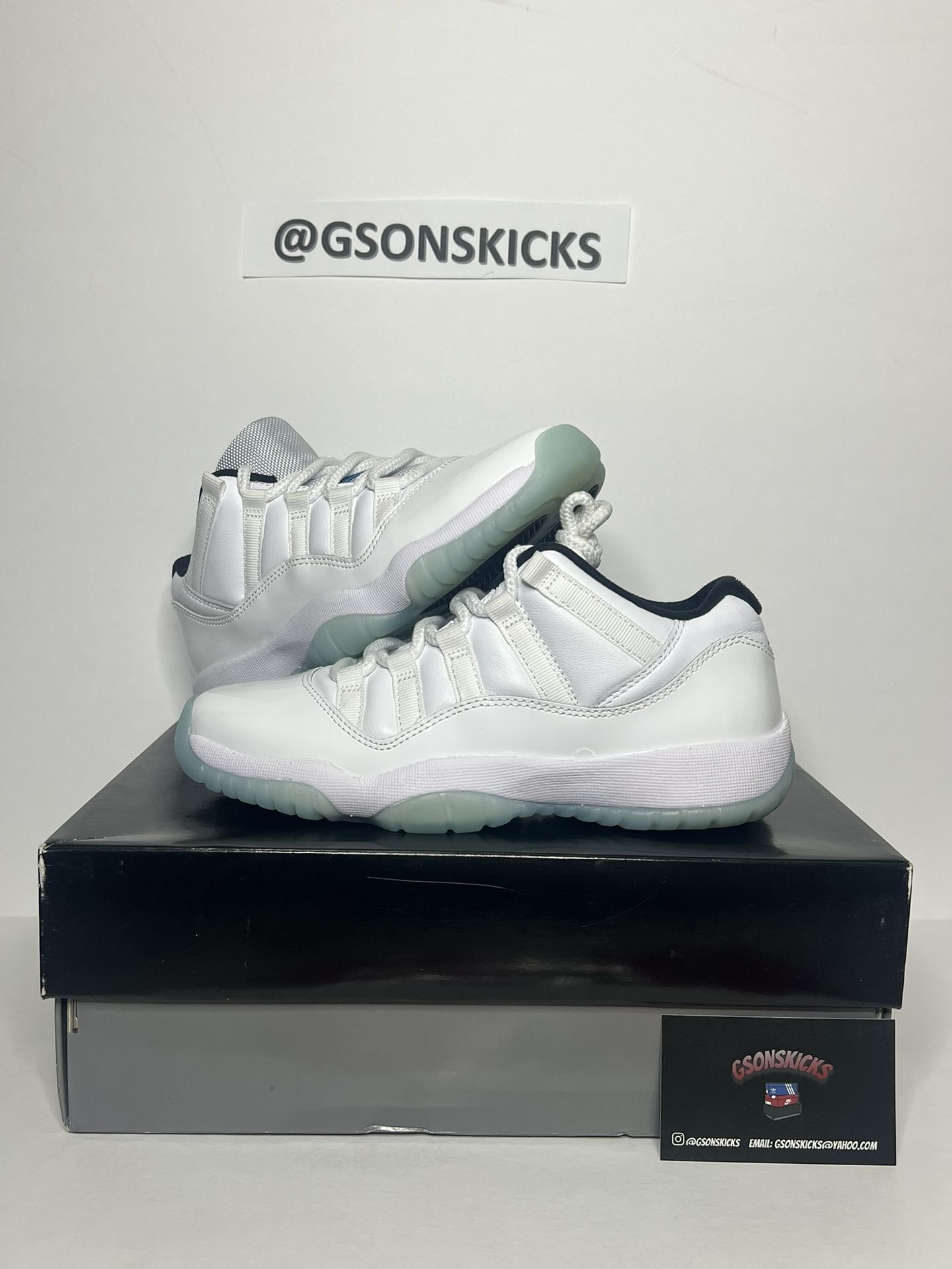 Jordan Retro 11 Legend Blue Low GS