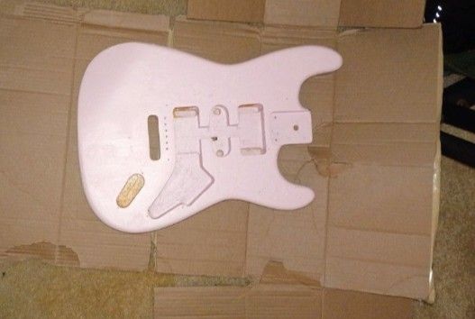 Bad Paint Job and Coating Project Guitar Comes With Neck Too