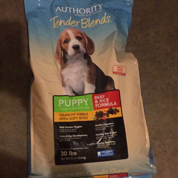 authority dog food website