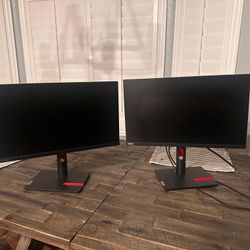 2 monitors thinkvision Lenovo