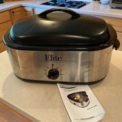 Elite 18qt Roaster Oven with Buffet Server