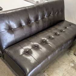 Leather Sofa & Futon Bed on Sale $300 (Was $425)